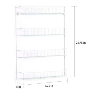 Stainless Steel Multitier Wall Rack  |  Pantry Organizer Kitchen Storage Pantry Organizer