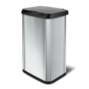 Stainless Steel Touchless Motion Sensor Trash Can  |  Kitchen Trash Cans Kitchen Storage Kitchen Trash Cans