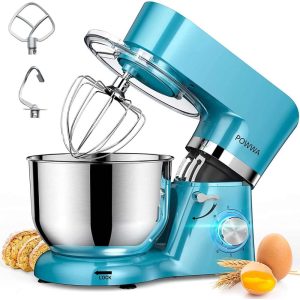 Stand Mixer, 7.5 Quart Electric Mixer, 6+1 Speed 660W Tilt-Head Kitchen Food Mixers with Whisk, Dough Hook  |  Mixers Kitchen Appliances Mixers