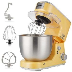 Stand Mixer with 5-QT Stainless Steel Bowl, Tilt-Head Kitchen Electric Mixer with Dough Hook, Mixing Beater and Whisk  |  Mixers Kitchen Appliances Mixers