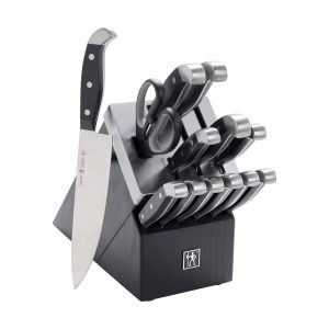 Statement Self-Sharpening Knife Set with Block, Chef Knife, Paring Knife, Bread Knife, Steak Knife, 14-piece  |  Cutlery Cutlery Cutlery