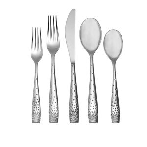 Tilt Dazzle 45 Piece Flatware Set Service for 8 Hostess Set – 45 piece  |  Flatware Dinnerware Flatware