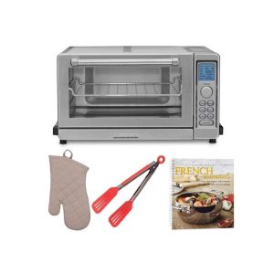 TOB-135 Convection Toaster Oven Broiler w/ Cookbook & Accessory Bundle  |  Toaster Ovens Kitchen Appliances Stainless Steel