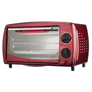 TS-345R Red 4-slice Toaster Oven  |  Toasters Kitchen Appliances Red