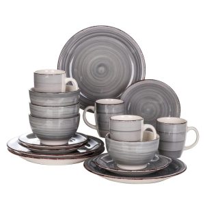 vancasso Bella Dinnerware Set 16 Pieces Handpainted Ceramic – 8′ x 10′  |  Dinnerware Sets Dinnerware Dinnerware Sets