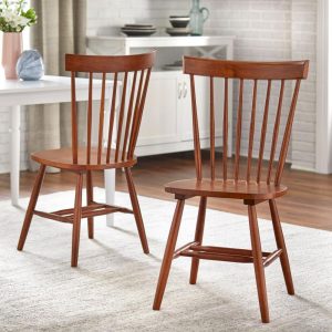 Venice Solid Wood Spindle Dining Chairs (Set of 2)  |  Kitchen and Dining Chairs Kitchen & Dining Chairs Black, Brown, Green, Grey, Red, White