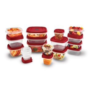 Vented Easy Find Lid Food Storage Container 34 Piece Set  |  Food Storage Containers Food Storage Containers Clear