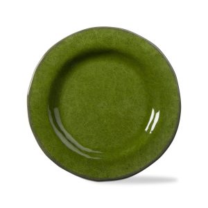 Veranda Melamine Dinner Plate Set Of 4  |  Plates Dinnerware Green