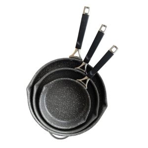 Verde Ceramic Nonstick Skillet Set  |  Pots and Pans Pots & Pans Black