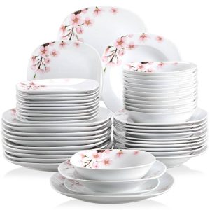 VEWEET Annie Porcelain Elegant Dinnerware Set  |  Dinnerware Sets Dinnerware Dinnerware Sets