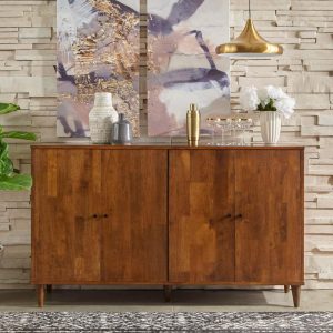 Vilas Solid Wood Buffet  |  Buffets and Sideboards Buffets & Sideboards Brown