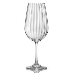 Viola Optic White Wine Glass 11.75oz (Set of 6)  |  Wine Glasses Dinnerware Clear