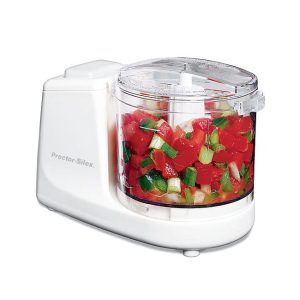 White 1.5 Cup Food Chopper  |  Food Processors Food Processors Food Processors