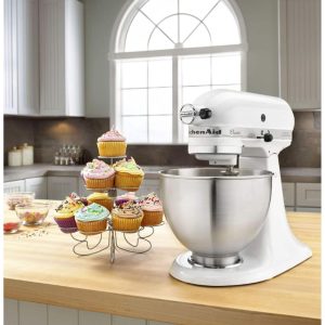 White 4.5-Quart Classic Series Stand Mixer  |  Mixers Kitchen Appliances Mixers