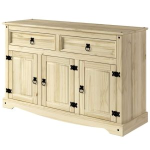 Wood Buffet Sideboard Corona Collection | Furniture Dash  |  Buffets and Sideboards Buffets & Sideboards Brown, Grey, Natural