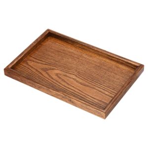 Wood Serving Tray Rectangle Decorative Platter Home Kitchen Table  |  Serveware Dinnerware Serveware