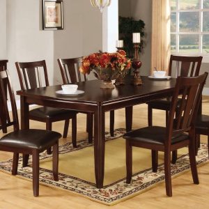 Wopp Espresso 78-inch Wood Expandable Dining Table  |  Kitchen and Dining Tables Kitchen & Dining Tables Brown