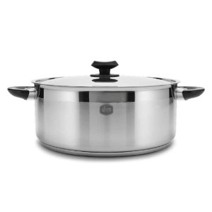 YBM Home Professional Chef’s 18/10 Stainless Steel Stock Pot, Induction Compatible  |  Pots and Pans Pots & Pans Black, Blue, Red, Silver