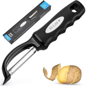 Zulay Kitchen Professional Vegetable Peeler With Built-In Blemish Remover  |  Kitchen Tools Kitchen Tools Black