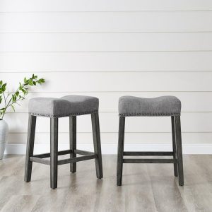 Barish Backless Saddle Seat Counter Stools (Set of 2)  |  Counter and Bar Stools Counter & Bar Stools Counter & Bar Stools