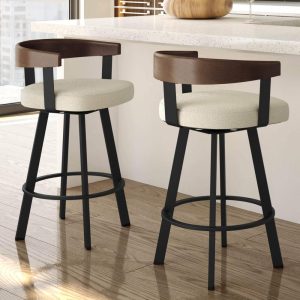 Lars Swivel Counter and Bar Stool  |  Counter and Bar Stools Counter & Bar Stools Beige, Black, Brown, Cream, Grey