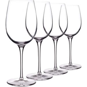 Luigi Bormioli Crescendo Bordeaux Wine Glass Set of 4 – 20 oz.  |  Wine Glasses Dinnerware Clear