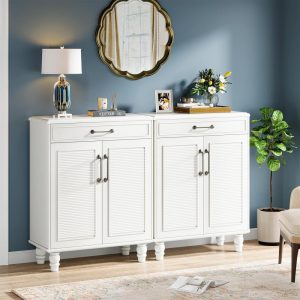 Buffet Sideboard with a Large Storage and Adjustable Shelves for Kitchen & Dining Room  |  Buffets and Sideboards Buffets & Sideboards Buffets & Sideboards