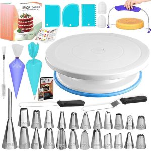 64 PCs Cake Decorating Kit for Beginners – Multicolor  |  Bakeware Bakeware Bakeware