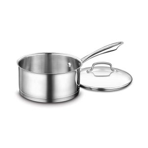 89193-20 Professional Stainless Saucepan with Cover, 3-Quart, Stainless Steel  |  Pots and Pans Pots & Pans Pots & Pans