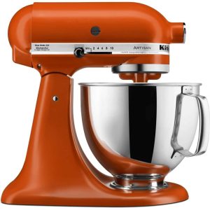 Artisan Series 5 Quart Tilt-Back Head Stand Mixer in Scorched Orange  |  Mixers Kitchen Appliances Mixers