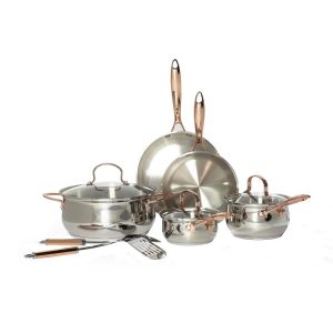 Denmark 10PC Stainless Steel Cookware Set  |  Cookware Sets Cookware Sets Cookware Sets