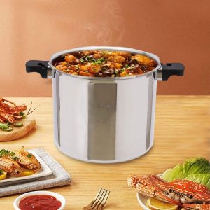 22L Aluminium Pressure Cooker Preserver With Steam Guage  |  Pressure Cookers Kitchen Appliances Pressure Cookers