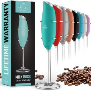 Zulay Kitchen Premium One-Touch Milk Frother for Coffee  |  Kitchen Tools Kitchen Tools Kitchen Tools